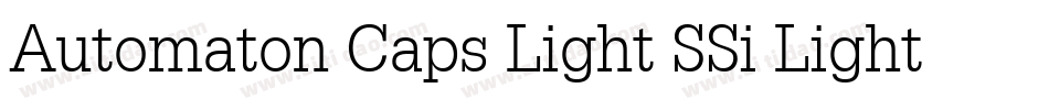 Automaton Caps Light SSi Light字体转换